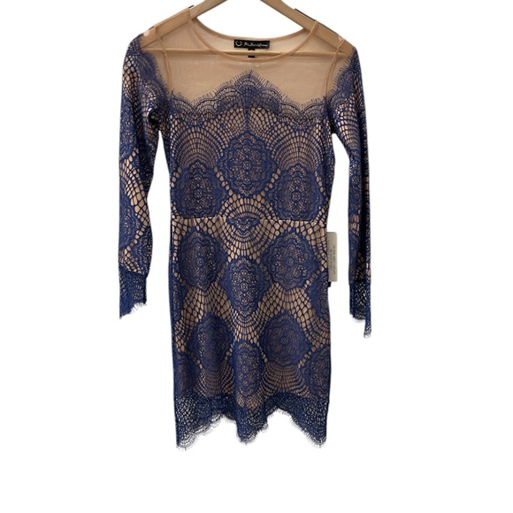 NWT For Love and Lemons Grace Dress in Sapphire Small - Picture 3 of 7